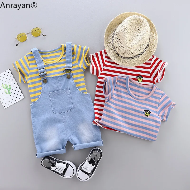 2020 NEW Summer Children Baby Boy Girl Cotton Clothes Stripe T-Shirt Strap Shorts Child Toddler Fashion Clothing Kid Tracksuits
2020 NEW Summer Children Baby Boy Girl Cotton Clothes Stripe T-Shirt Strap Shorts Child Toddler Fashion Clothing Kid Tracksuits