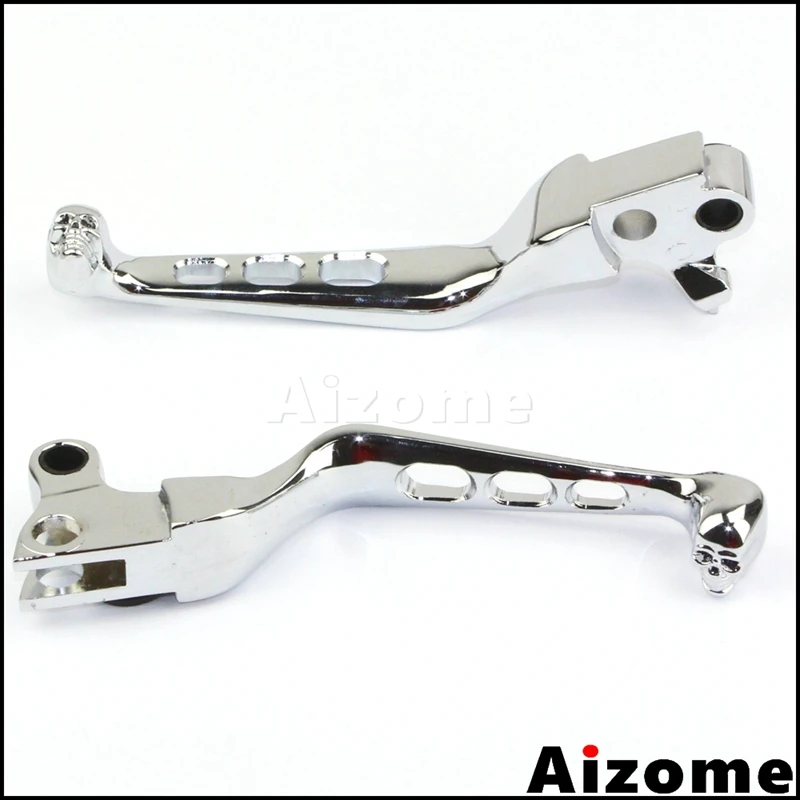 Chrome Motorcycle Skull Brake Clutch Levers For Harley Sportster XL 96-2003 Softail 96-2012 Road King 96-2007 Hand Levers
Chrome Motorcycle Skull Brake Clutch Levers For Harley Sportster XL 96-2003 Softail 96-2012 Road King 96-2007 Hand Levers