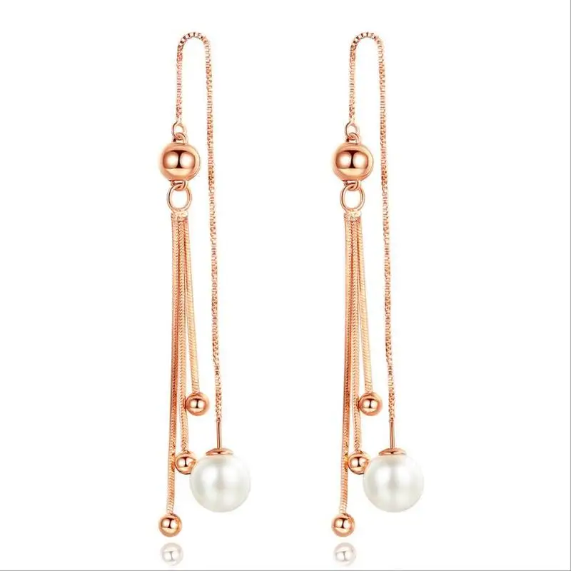 Everoyal New Top Quality Silver 925 Women Drop Earrings Jewelry Trendy Rose Gold Female Tassel Earrings Accessories Pearl Lady
Everoyal New Top Quality Silver 925 Women Drop Earrings Jewelry Trendy Rose Gold Female Tassel Earrings Accessories Pearl Lady