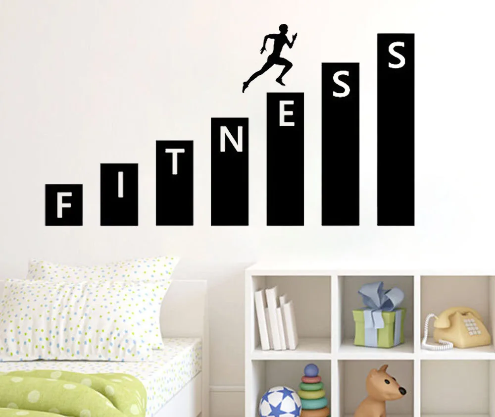 Fitness Gym Wall Decal Vinyl Sticker Art Decor Bedroom Design Mural Interior Decoration Living Room Bedroom Wallpaper Decals
Fitness Gym Wall Decal Vinyl Sticker Art Decor Bedroom Design Mural Interior Decoration Living Room Bedroom Wallpaper Decals