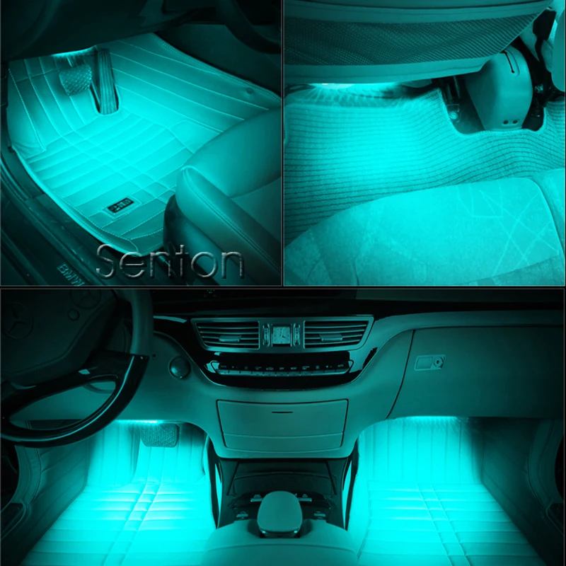 Внутренняя Автомобильная неоновая лампа для Abarth 500 Lifan x60 Chery Tiggo Saab 9-5 9-3 Ssangyong Kyron