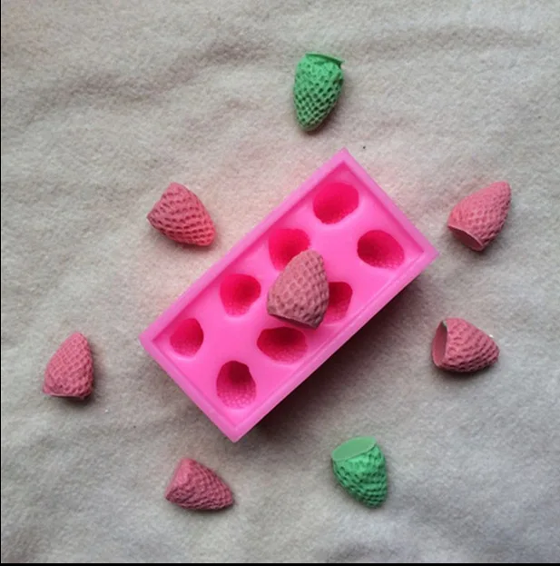 DIY Silicone Soap Molds for Cake Decorating 3D Strawberry Chocolate Plaster Clay Craft Mould
DIY Silicone Soap Molds for Cake Decorating 3D Strawberry Chocolate Plaster Clay Craft Mould