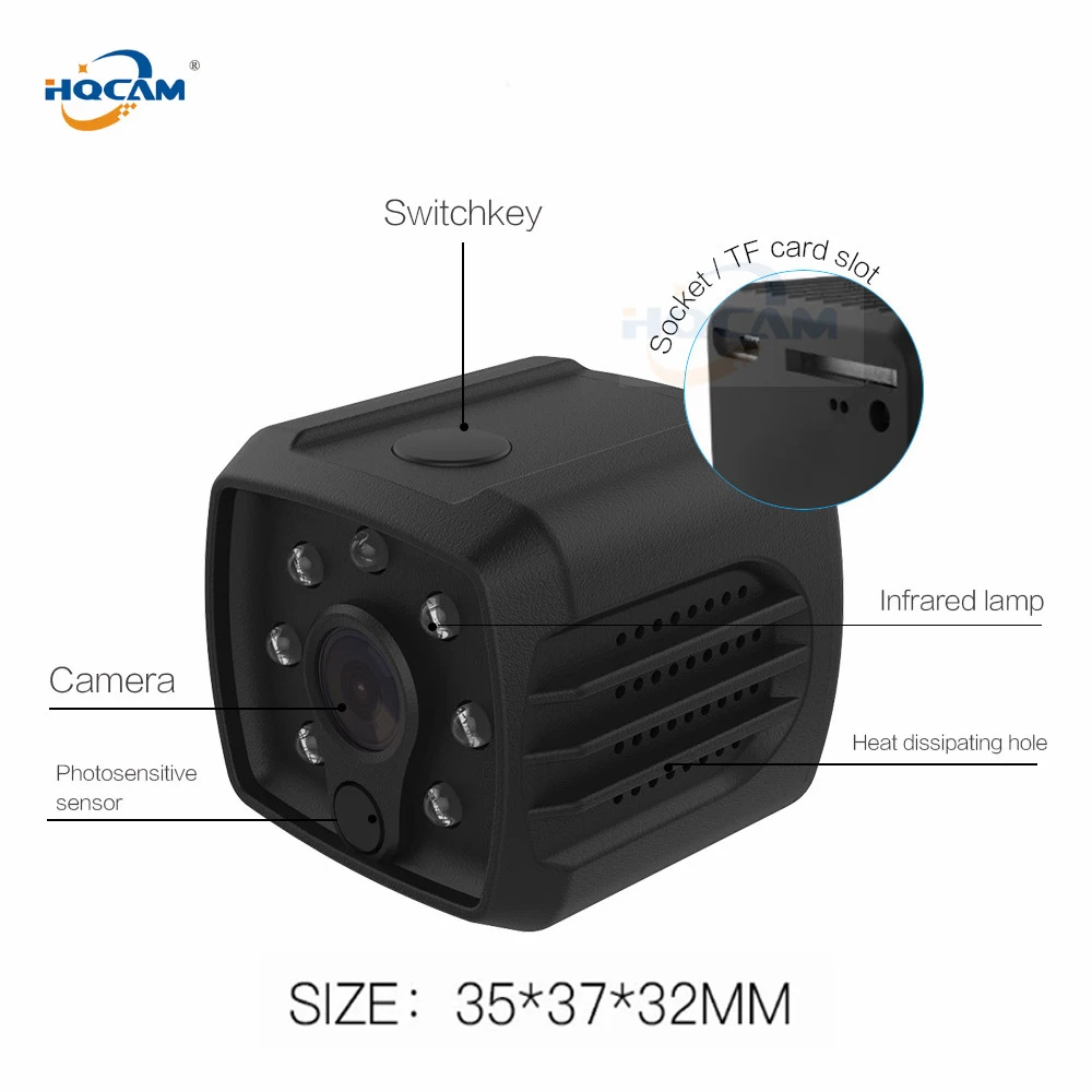 Беспроводная IP-камера HQCAM 720P со встроенным аккумулятором, умная Wi-Fi камера для видеонаблюдения, видеоняня, мини-камера видеонаблюдения
Беспроводная IP-камера HQCAM 720P со встроенным аккумулятором, умная Wi-Fi камера для видеонаблюдения, видеоняня, мини-камера видеонаблюдения