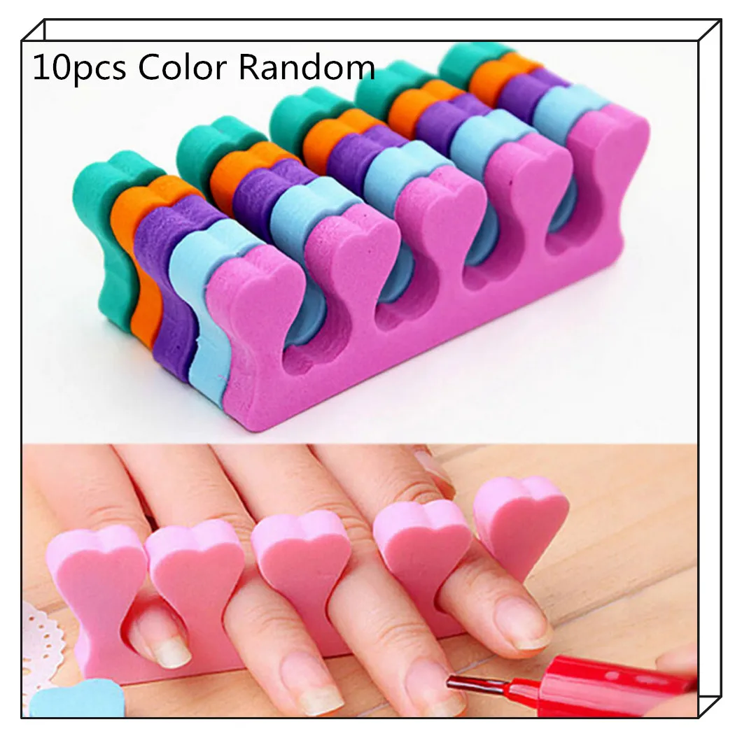 10pcs DIY Toe Separator Foam Nail Art Finger Separator Soft Foam Manicure Salon Tools For Nail Art Color Random
10pcs DIY Toe Separator Foam Nail Art Finger Separator Soft Foam Manicure Salon Tools For Nail Art Color Random