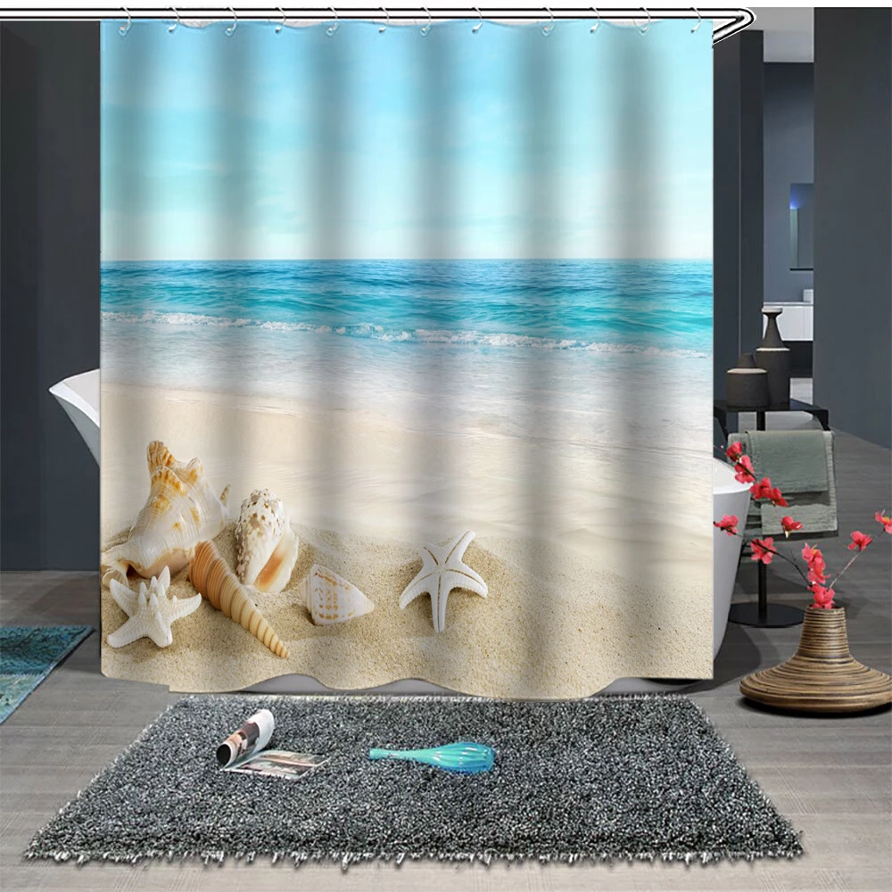 Custom Made Shower Curtain Bathroom Curtain Partition 1.5 x 1.8m 1.8 x 1.8m 1.8 x 2m Sea Beach Cloud Sea Star
Custom Made Shower Curtain Bathroom Curtain Partition 1.5 x 1.8m 1.8 x 1.8m 1.8 x 2m Sea Beach Cloud Sea Star
