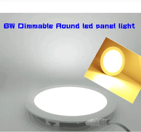 HOT! 6W Dimmable Round led panel light AC85-265V ceiling Light 520lumens DHL FREE,20pcs/Lot
HOT! 6W Dimmable Round led panel light AC85-265V ceiling Light 520lumens DHL FREE,20pcs/Lot