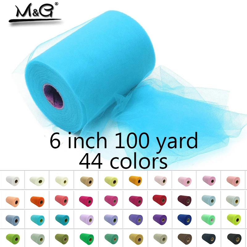 6 дюймов 100 двор Tulle Rolls фатин Profeshion для сделать ручной работы туту платье или тюль