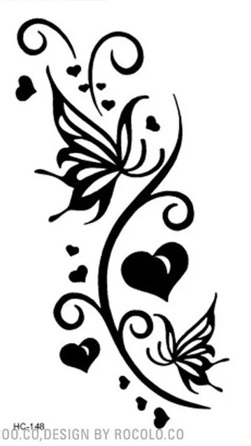Waterproof Temporary Tattoo Sticker sexy butterfly with love vine tattoo totem for girl tatto stickers flash tatoo fake tattoos
Waterproof Temporary Tattoo Sticker sexy butterfly with love vine tattoo totem for girl tatto stickers flash tatoo fake tattoos