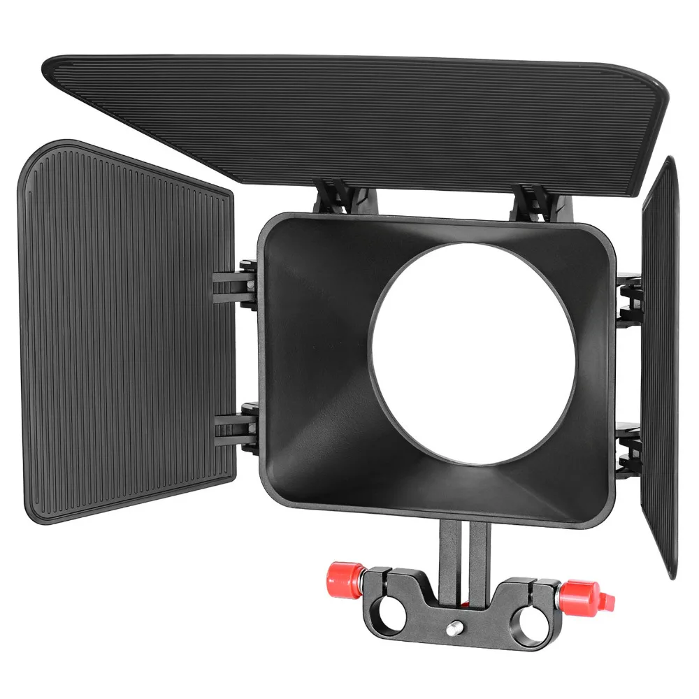Neewer Plastic 15mm Rail Rods Matte Box for Canon Nikon Sony Fujifilm Olympus Panasonic DSLR Camera Video Movie Film(blue/red)
Neewer Plastic 15mm Rail Rods Matte Box for Canon Nikon Sony Fujifilm Olympus Panasonic DSLR Camera Video Movie Film(blue/red)