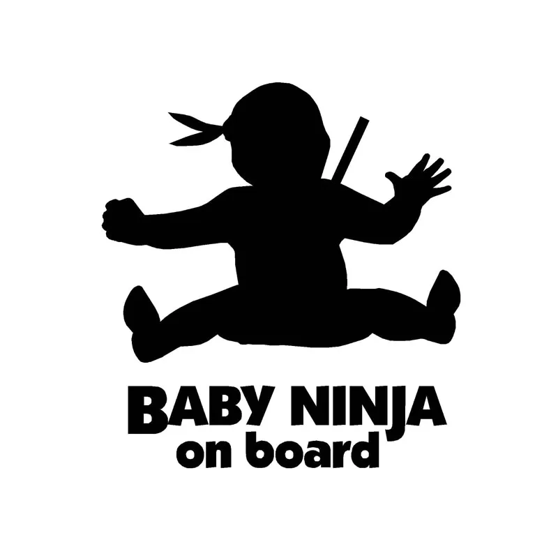 12.9cm*14cm BABY NINJA ON BOARD Creative Car-Styling Warning Sign Decal Vinyl Car Sticker Black/Silver S6-4053
12.9cm*14cm BABY NINJA ON BOARD Creative Car-Styling Warning Sign Decal Vinyl Car Sticker Black/Silver S6-4053