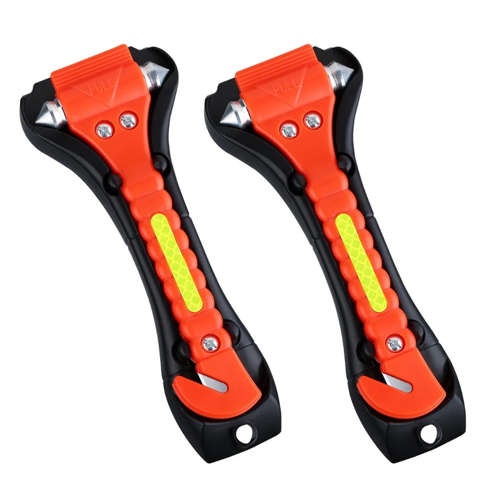 2 Pcs Car Safety Hammer Emergency Escape Tool with Car Window Breaker and Seat Belt Cutter Life Saving Survival Kit Car Styling
2 Pcs Car Safety Hammer Emergency Escape Tool with Car Window Breaker and Seat Belt Cutter Life Saving Survival Kit Car Styling