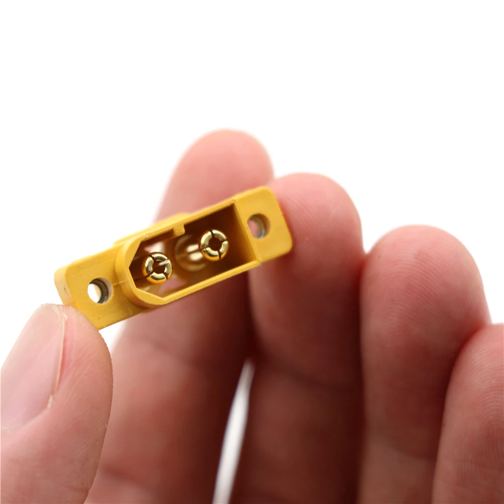 DIY Spare Part Remote Control Toy Parts XT60E-M Mountable XT60 Male Plug Connector For RC Models Multicopter Fixed Board Yellow
DIY Spare Part Remote Control Toy Parts XT60E-M Mountable XT60 Male Plug Connector For RC Models Multicopter Fixed Board Yellow