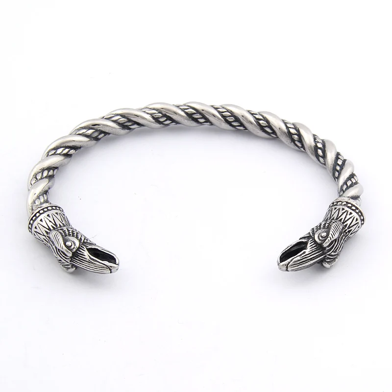 2019 new arrival Stainless steel Nordic Odin Raven bracelet adjustable Viking Bracelet men wristband cuff bracelet for women
2019 new arrival Stainless steel Nordic Odin Raven bracelet adjustable Viking Bracelet men wristband cuff bracelet for women