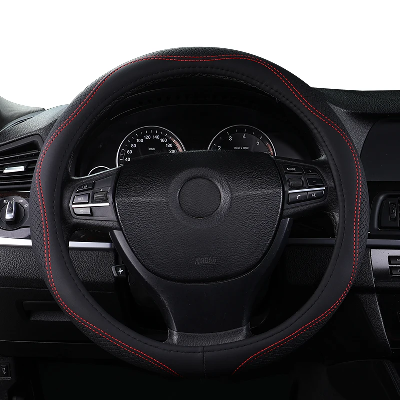KKYSYELVA Leather Steering Wheel Covers for Car Bus Truck 36 38 40 42 45 47 50cm Diameter Auto Steering-wheel cover
KKYSYELVA Leather Steering Wheel Covers for Car Bus Truck 36 38 40 42 45 47 50cm Diameter Auto Steering-wheel cover