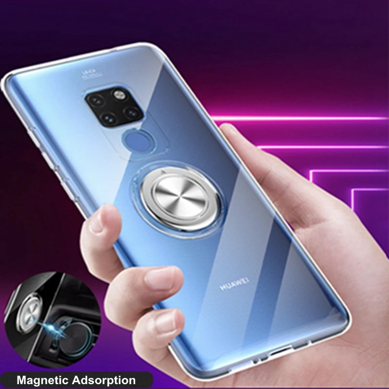 10PCS Transparent Phone Case With Magnetic Adsorption Metal Ring Stand 360 Ring Holder Phone Cover for Huawei P30 Pro Mate 20
10PCS Transparent Phone Case With Magnetic Adsorption Metal Ring Stand 360 Ring Holder Phone Cover for Huawei P30 Pro Mate 20