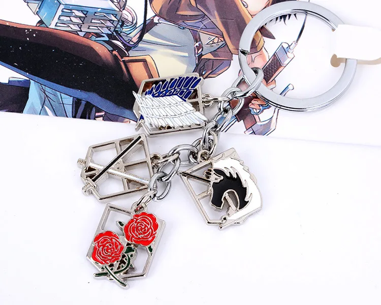 10pcs/lot Anime Attack On Titan Metal Keychain 4 Pendants Figure Key Ring Accessories Gift Jewelry jewelry accessories gifts
10pcs/lot Anime Attack On Titan Metal Keychain 4 Pendants Figure Key Ring Accessories Gift Jewelry jewelry accessories gifts