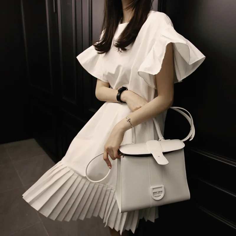 SuperAen New 2021 Europe Women Dress Fashion Cotton Casual Solid Color Ladies Dress Summer Short Sleeve Pluz Size Pleated Dress
SuperAen New 2021 Europe Women Dress Fashion Cotton Casual Solid Color Ladies Dress Summer Short Sleeve Pluz Size Pleated Dress