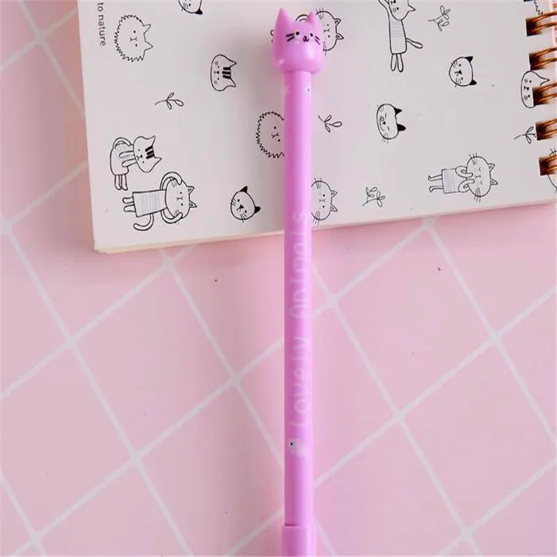 4Pcs 0.38Mm Black Candy Color Cat Gel Pen Creative Korean Cartoon Gel Pen School Stationery For Student Suppiles Cute Youe shon
4Pcs 0.38Mm Black Candy Color Cat Gel Pen Creative Korean Cartoon Gel Pen School Stationery For Student Suppiles Cute Youe shon