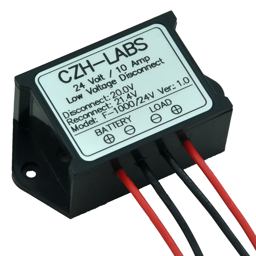 Низковольтный модуль разъединения LVD 24V 10A защита/продление срока службы батареи.