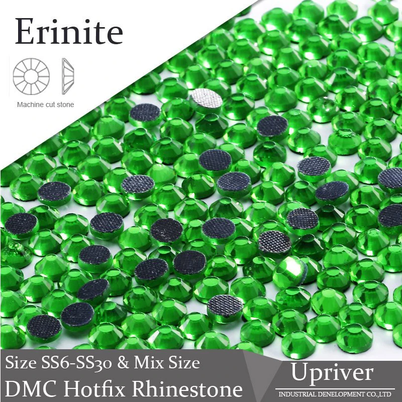 Upriver Erinite Green Color Machine Cut Iron Clothes Glass Round Loose Stone Mix Sizes DMC Hotfix Rhinestones Garment Rhinestone
Upriver Erinite Green Color Machine Cut Iron Clothes Glass Round Loose Stone Mix Sizes DMC Hotfix Rhinestones Garment Rhinestone