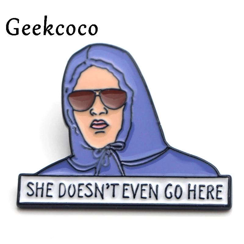 She doesn't even go here Brooches for men women Pride Enamel Pins medal insignia shirt backpack clothes decoration Badges J0098
She doesn't even go here Brooches for men women Pride Enamel Pins medal insignia shirt backpack clothes decoration Badges J0098