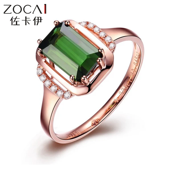 ZOCAI WOMAN GENUINE LUXURY 1.0 CT GREEN TOURMALINE ELEGANT RING 18K ROSE GOLD GREEN TOURMALINE W05074
ZOCAI WOMAN GENUINE LUXURY 1.0 CT GREEN TOURMALINE ELEGANT RING 18K ROSE GOLD GREEN TOURMALINE W05074