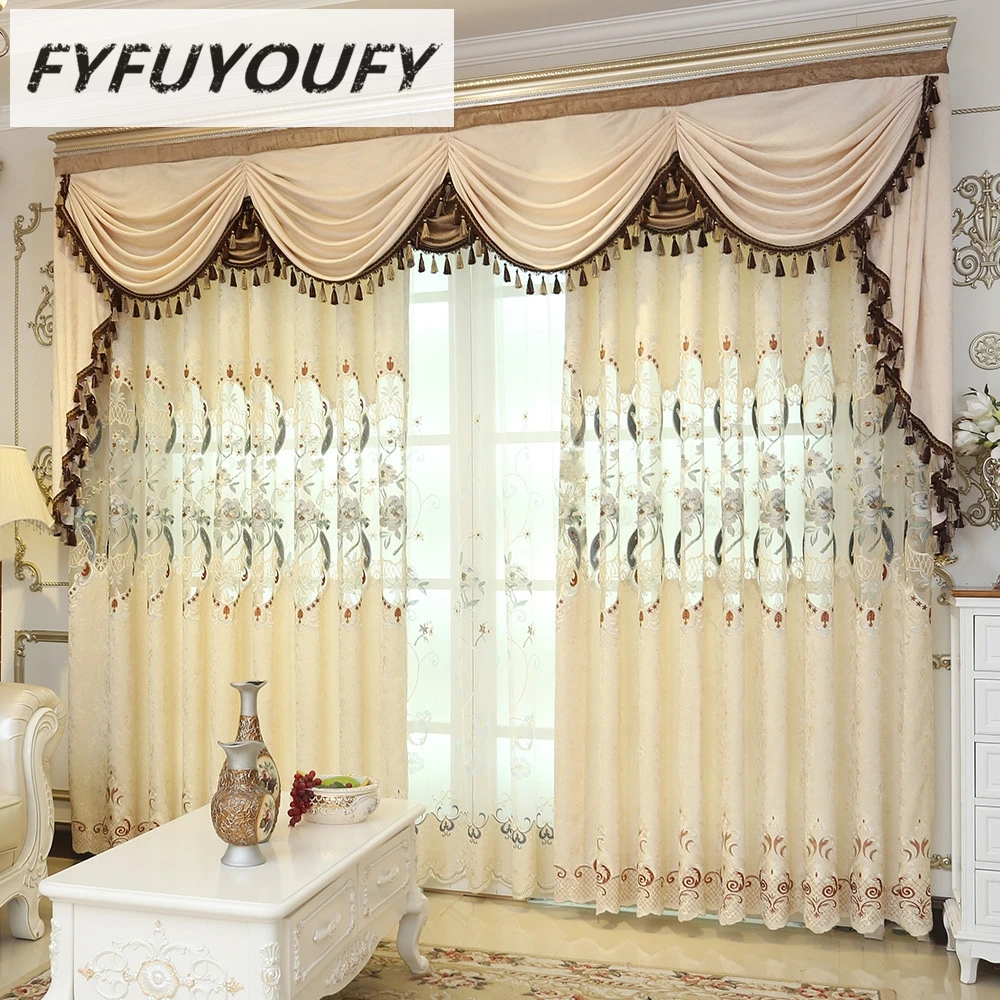 FYFUYOUFY European curtains for living room fine embroidered tulle curtains for the bedroom the curtains in the nursery fabric
FYFUYOUFY European curtains for living room fine embroidered tulle curtains for the bedroom the curtains in the nursery fabric