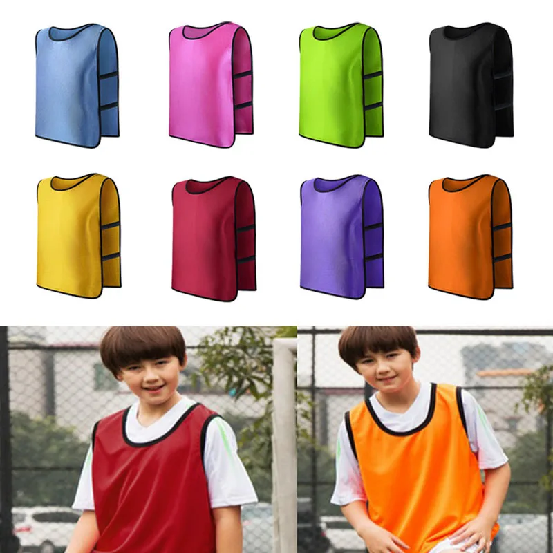 Children Kid Team Sports Football Soccer Training Pinnies Jerseys Train Bib Vest New 2018
Children Kid Team Sports Football Soccer Training Pinnies Jerseys Train Bib Vest New 2018
