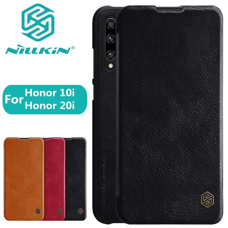 Чехол Nillkin для Huawei Honor 10i, винтажный кожаный флип-чехол Qin, пластиковый чехол-накладка для Huawei Honor 20i
Чехол Nillkin для Huawei Honor 10i, винтажный кожаный флип-чехол Qin, пластиковый чехол-накладка для Huawei Honor 20i