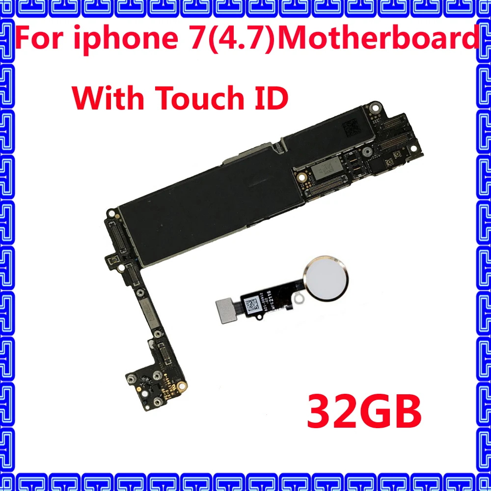 Оригинальная материнская плата 32 ГБ для iphone 7 разблокированная материнская плата с/без touch ID IOS системная логическая плата телефонная цепная...
Оригинальная материнская плата 32 ГБ для iphone 7 разблокированная материнская плата с/без touch ID IOS системная логическая плата телефонная цепная...