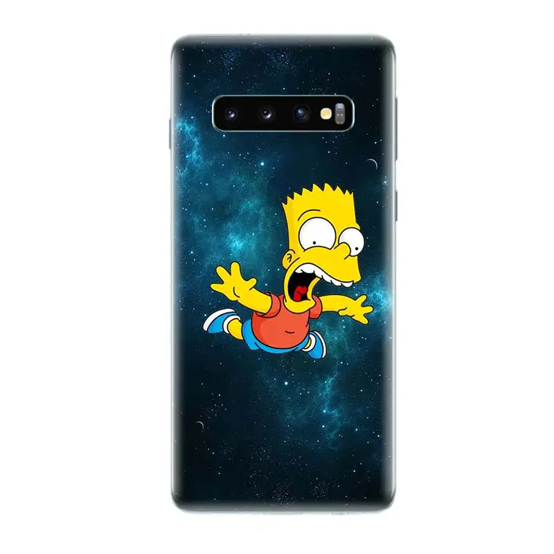 Барт Симпсон Фэнтези уникальные силиконовый чехол для samsung Galaxy A30 A20 A10 A50 A40 A70 A80 A90