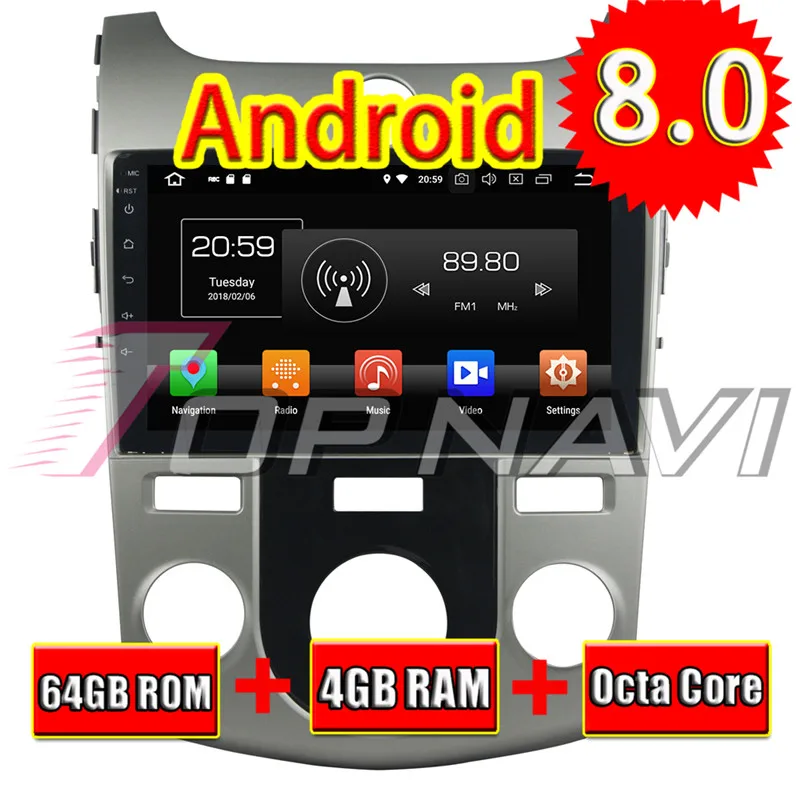 Topnavi 9'' Android 8.0 Car Multimedia CD Player for KIA CERATO FORTE 2008 2009 2010 2011 2012 Automotive GPS Navigation NO DVD
Topnavi 9'' Android 8.0 Car Multimedia CD Player for KIA CERATO FORTE 2008 2009 2010 2011 2012 Automotive GPS Navigation NO DVD