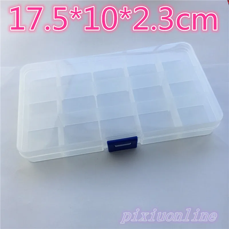 1pc J035Y Rectangle Transparent Parts Storage Box 15 Mobil Grid Storage Parts and Screws Tool Part High Quality On Sale
1pc J035Y Rectangle Transparent Parts Storage Box 15 Mobil Grid Storage Parts and Screws Tool Part High Quality On Sale