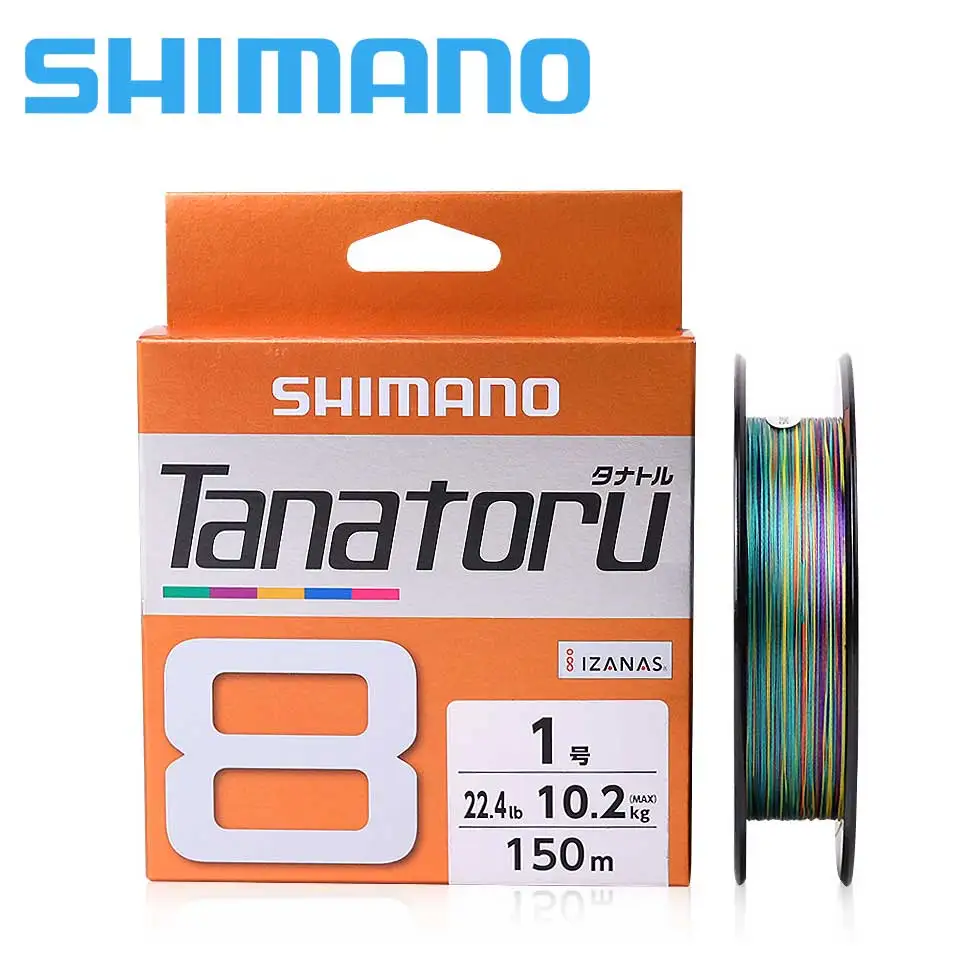 SHIMANO Original fishing line Tanatoru Colors 8 Strands 100% PE 14.5LB-67.8LB Made in Japan Braided Fishing Lines 150M/200M/300M
SHIMANO Original fishing line Tanatoru Colors 8 Strands 100% PE 14.5LB-67.8LB Made in Japan Braided Fishing Lines 150M/200M/300M