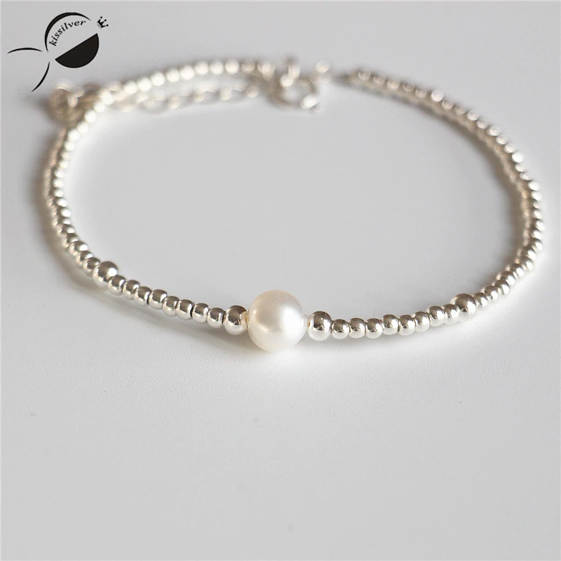 S925 Sterling Silver Bracelets Women Freshwater Pearls Beads Nearround Rope Chain Bangle Jewelry Silver Bracelets&Bangles Female
S925 Sterling Silver Bracelets Women Freshwater Pearls Beads Nearround Rope Chain Bangle Jewelry Silver Bracelets&Bangles Female