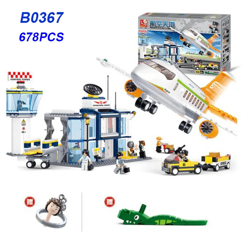 678 шт./компл. B0367 ABS строительные блоки международный аэропорт с 8 куклами Модель Фигурки игрушки для детей обучение детей
678 шт./компл. B0367 ABS строительные блоки международный аэропорт с 8 куклами Модель Фигурки игрушки для детей обучение детей