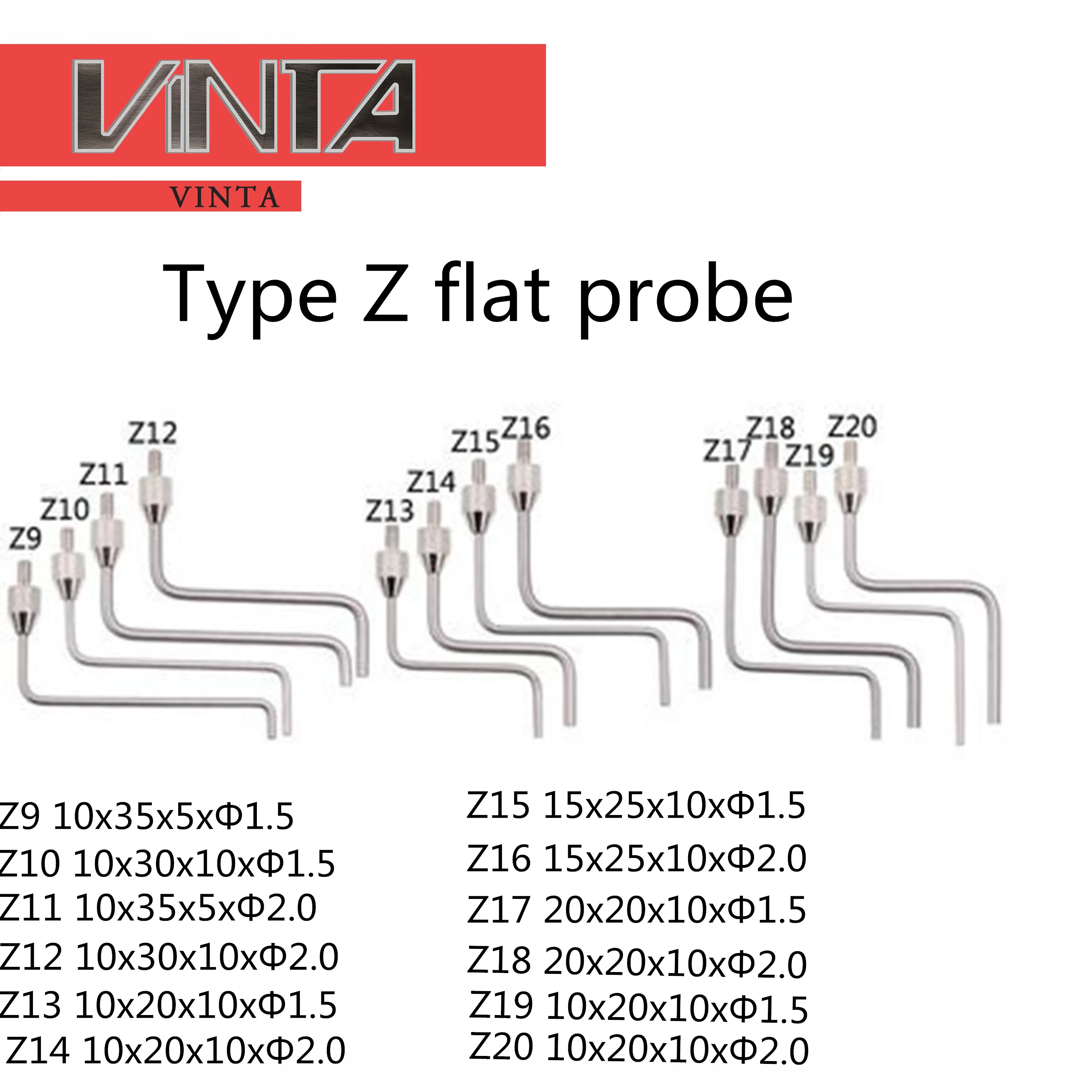 Free shipping 3-10pcs CNC Probe Type Z Thread M2.5 CMM Measuring Tip Flat Needle for Level Dial Indicator Height Gauge Pin Sonde
Free shipping 3-10pcs CNC Probe Type Z Thread M2.5 CMM Measuring Tip Flat Needle for Level Dial Indicator Height Gauge Pin Sonde