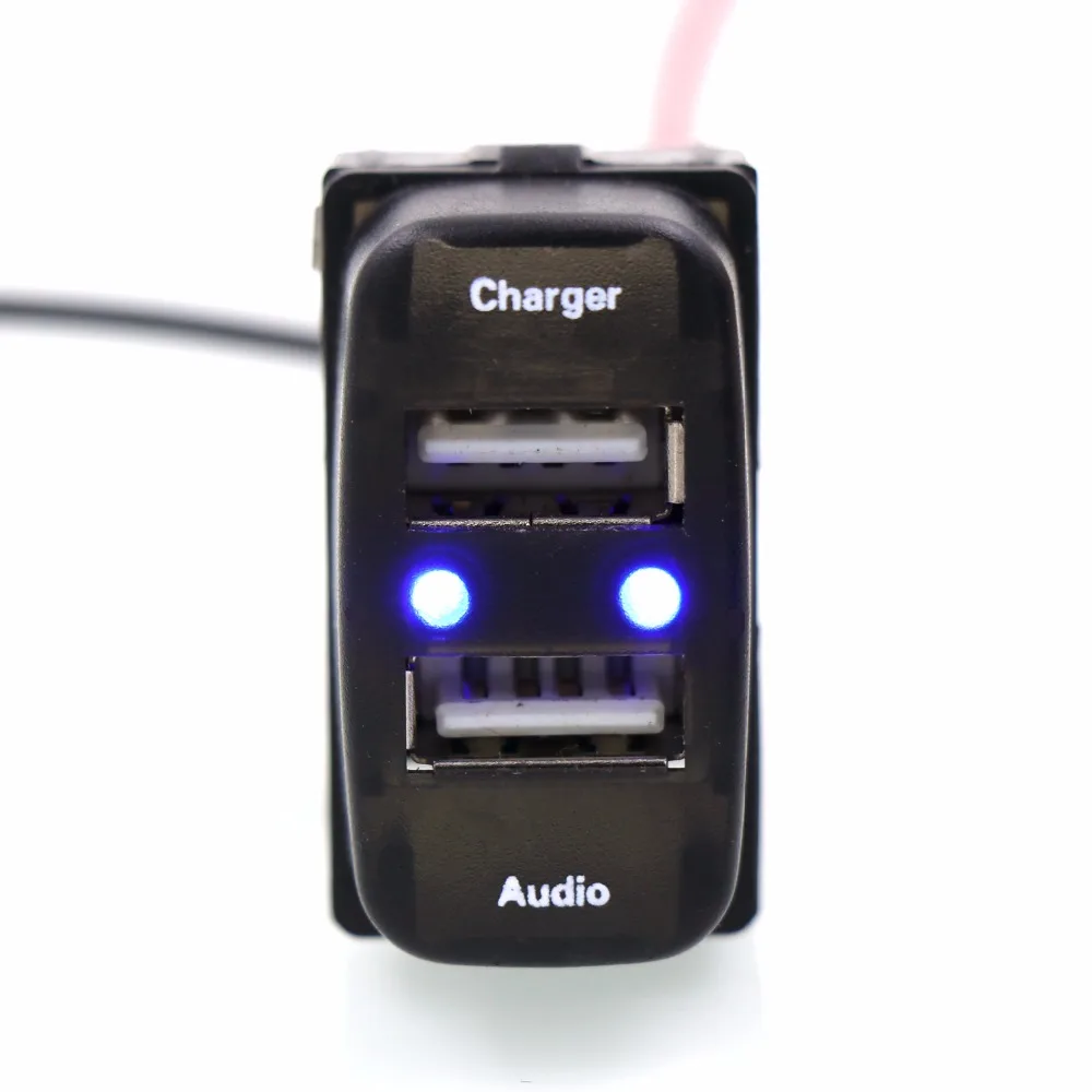 Специальное автомобильное зарядное устройство с USB-интерфейсом 5 в 2 1 А и разъемом