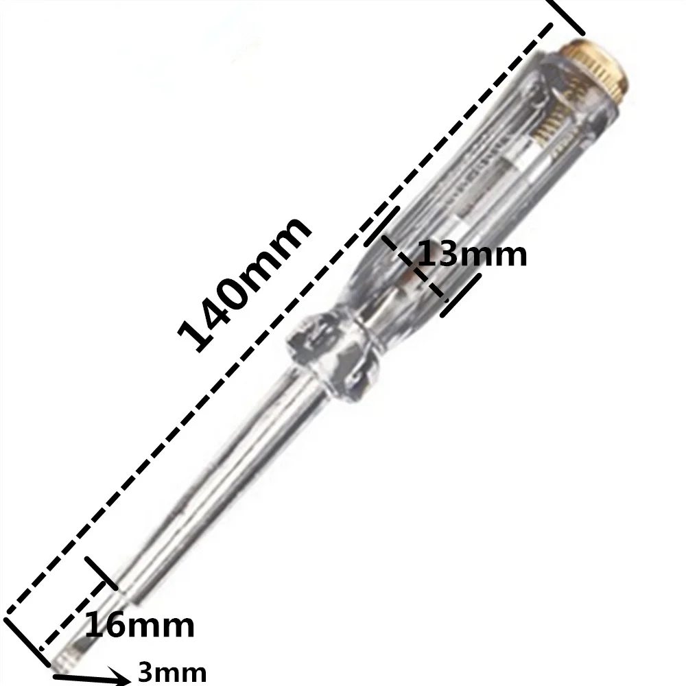 1 Pc Home Voltage Tester Pen 100-500V Slotted Measurement Pen Neon Bulb Hardware Tool Electrican Tool Transparent
1 Pc Home Voltage Tester Pen 100-500V Slotted Measurement Pen Neon Bulb Hardware Tool Electrican Tool Transparent