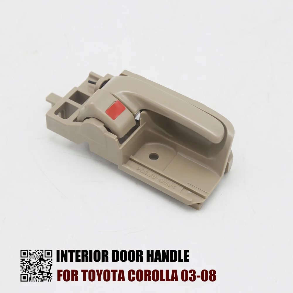 Ручка внутренней двери для TOYOTA Corolla 2003 2004 2005 2006 2007 2008 бежевый RH:69205-12200-A2 LH:69206-12200-A2
Ручка внутренней двери для TOYOTA Corolla 2003 2004 2005 2006 2007 2008 бежевый RH:69205-12200-A2 LH:69206-12200-A2