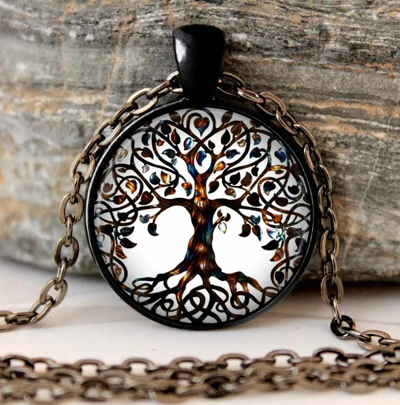The tree of life Necklace Pendant Art tree Necklace The tree of love Cabochon Glass Jewelry Necklace Wome gift Sweater Chain
The tree of life Necklace Pendant Art tree Necklace The tree of love Cabochon Glass Jewelry Necklace Wome gift Sweater Chain