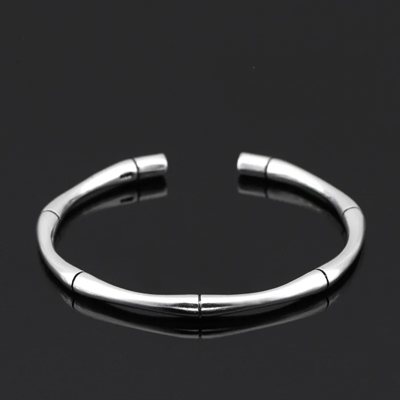 XIYANIKE New Arrival Silve Plated High Quality Sliver Color Multi Segment Bamboo Open Adjustable Bracelets Bangle Women
XIYANIKE New Arrival Silve Plated High Quality Sliver Color Multi Segment Bamboo Open Adjustable Bracelets Bangle Women