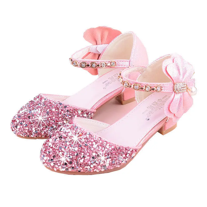 Girls Sandals Children High Heel 2019 Summer Rhinestones Bow Student Princess Kids Dance Performance Shiny Glitter Crystal Shoes
Girls Sandals Children High Heel 2019 Summer Rhinestones Bow Student Princess Kids Dance Performance Shiny Glitter Crystal Shoes