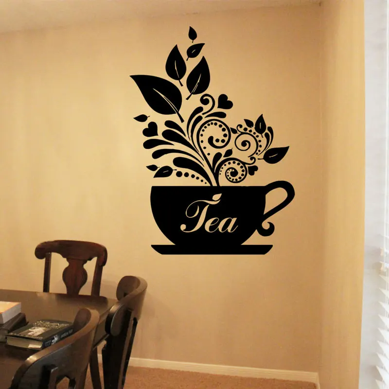 Art Tea Cup Breakfast Dinner Cookie Cake Coffee Kitchen Wall Sticker Vinyl Home Decor Decal Mural Self-adhesive Wallpaper 3303
Art Tea Cup Breakfast Dinner Cookie Cake Coffee Kitchen Wall Sticker Vinyl Home Decor Decal Mural Self-adhesive Wallpaper 3303
