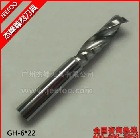 GH 6*22 One Flute Spiral Bits For Aluminum /Carbide Tungsten End Mill CNC Machine Milling Cutter Cutting Bits For Aluminum
GH 6*22 One Flute Spiral Bits For Aluminum /Carbide Tungsten End Mill CNC Machine Milling Cutter Cutting Bits For Aluminum