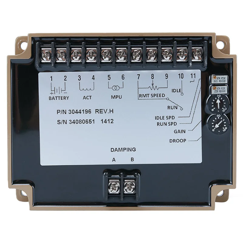 Engine Governor 3044196 Generator Set Speed Controller Electronic Circuit Board Regulator For Motor Alternator Genset
Engine Governor 3044196 Generator Set Speed Controller Electronic Circuit Board Regulator For Motor Alternator Genset