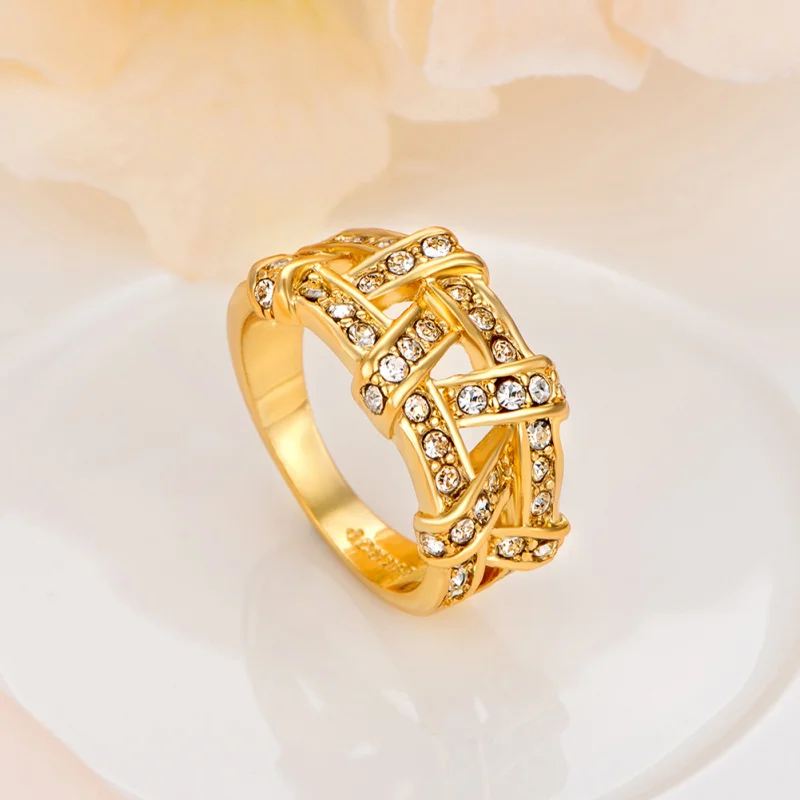 Fashion jewellery white Cubic Zirconia Gold Ring for women Anniversary Ring size 6 7 8 9 AR2142
Fashion jewellery white Cubic Zirconia Gold Ring for women Anniversary Ring size 6 7 8 9 AR2142
