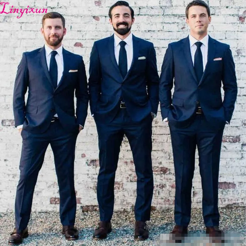 Linyixun Custom Made Navy BlueMen Suit Best men Groom Navy Blue Wedding Tuxedos Formal Suits Business Men Wear(Jacket+Pants)
Linyixun Custom Made Navy BlueMen Suit Best men Groom Navy Blue Wedding Tuxedos Formal Suits Business Men Wear(Jacket+Pants)