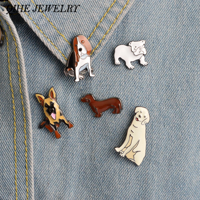 QIHE JEWELRY Bulldog Golden Retriever Shepherd Dog Dachshund Dog Pin Brooch Enamel Lapel Pin Jewelry For Animal Lover
QIHE JEWELRY Bulldog Golden Retriever Shepherd Dog Dachshund Dog Pin Brooch Enamel Lapel Pin Jewelry For Animal Lover
