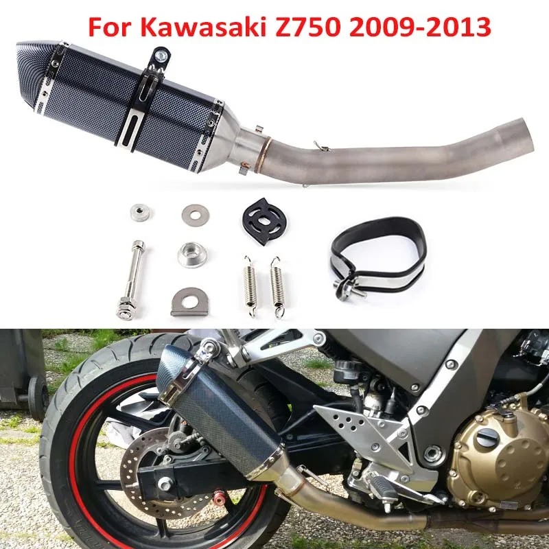 Z750 Motorcycle Full Exhaust System Muffler Silencer Tip Stainless Steel Link Pipe for Kawasaki Z750 2007-2013
Z750 Motorcycle Full Exhaust System Muffler Silencer Tip Stainless Steel Link Pipe for Kawasaki Z750 2007-2013